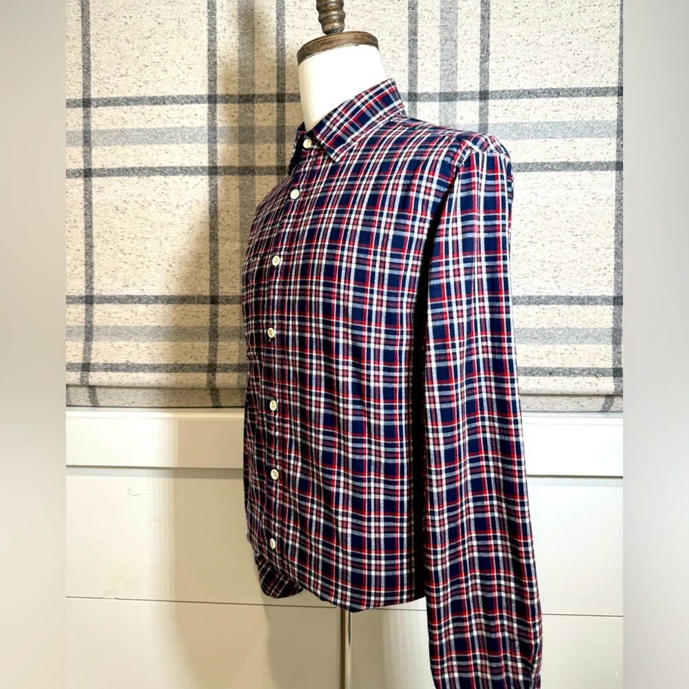 Men’s Vintage Billy Reid LS Flannel Button Down Shirt. Size Medium. - Picture 4 of 7